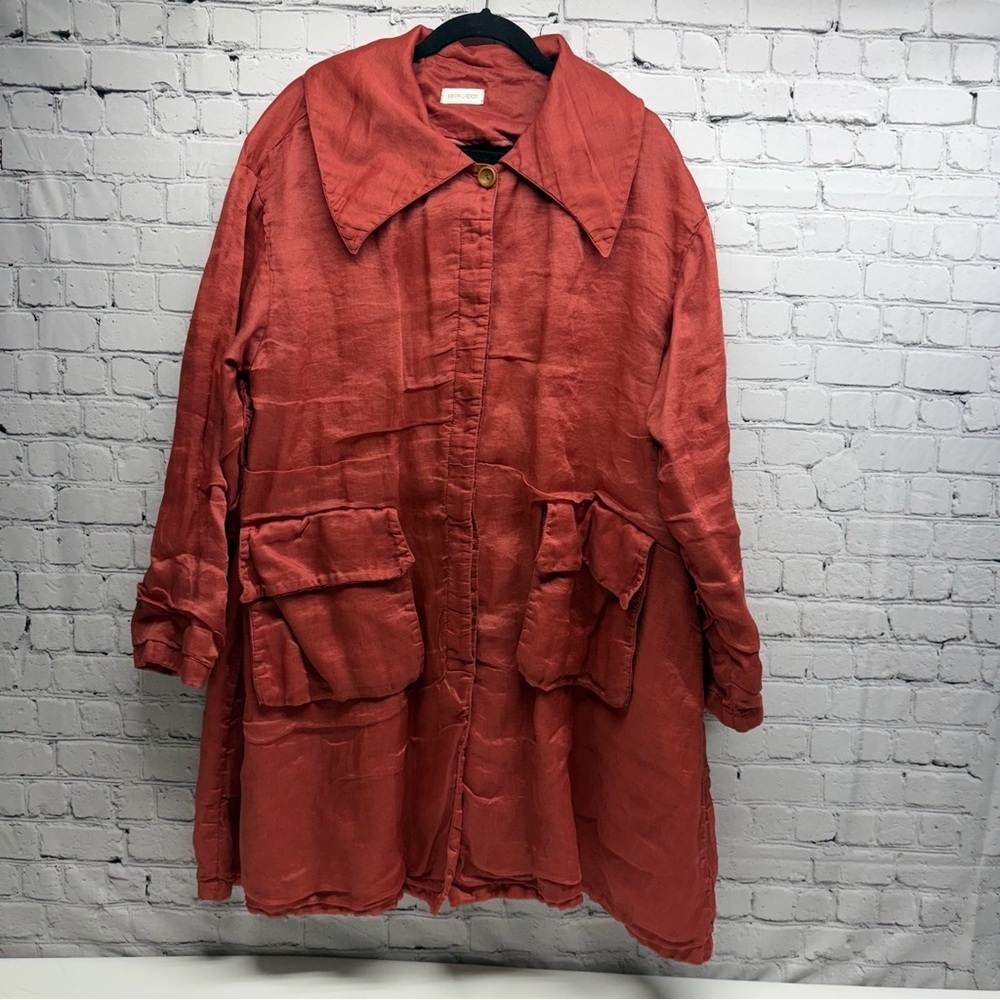 Krista Larson Red Garment jacket one size